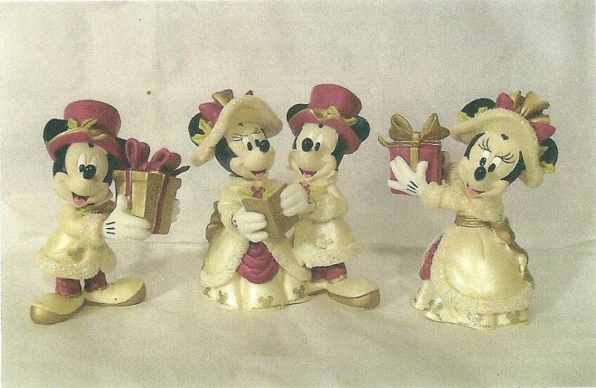 Lynda Matson - 3 figurines for Mickey's Christmas 2015 Wa Show